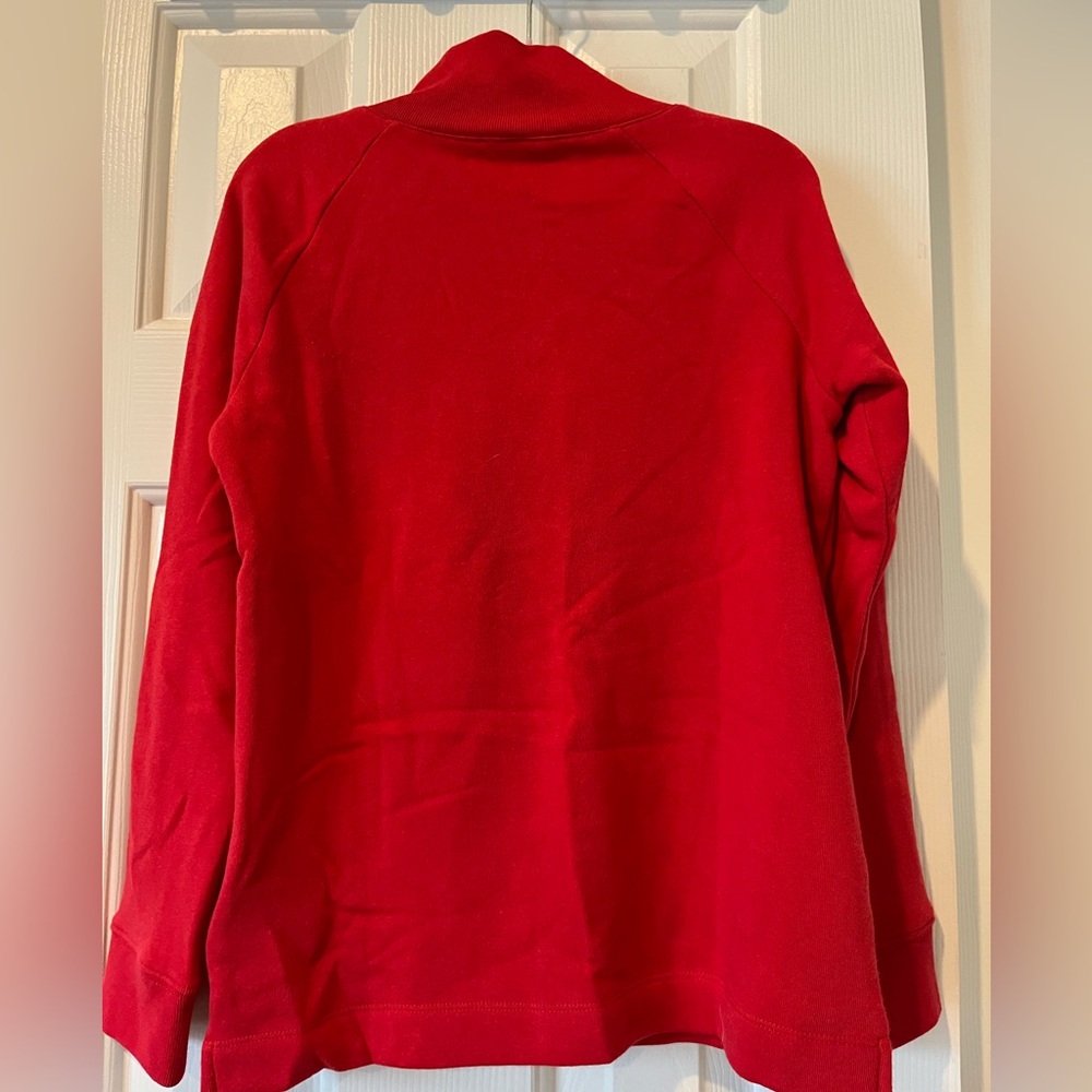 J Crew Crewcuts size M mock turtleneck holiday sweatshirt, NWT - Picture 7 of 10